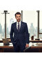 سترة رجالية فاخرة، بقصة ضيقة، بليزر - 8
