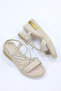 Bln 310 Sandals with Stone Band Detail and Elastic Ankle Strap - 3