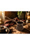 وعاء قهوة تركي نحاسي صغير الحجم - تصميم تقليدي أنيق مطرز يدويًا - 2