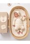 Ariana Baby Embroidered Newborn Baby Girl 5 Piece Hospital Release Bodysuit Set Baby Outfit