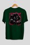 Gym Goril Oversize Back Printed Green T-Shirt 100% Cotton Streetwear Premium Comfortable Fit