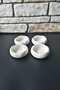 Mini Porcelain Honey-Jam Bowl- Sauce Bowl-Joker Bowl 4 Pieces -7 cm - 2
