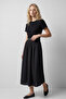 Belt Detailed Short Sleeve Casual Dress - 6