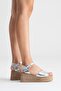 Liam Women's Genuine Leather Sandals Lame - 7