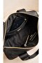 Alvina Model Women's Quilted Patterned Cylinder Large Size 4-Compartment Long Cross Strap Hand and Shoulder Bag Cream Brown Black - 3