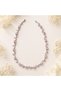 Elegant Branch Design Women's Necklace with Pink Stones – Romantic and Sparkling Stylish Necklace