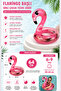 65 cm Flamingo Headed Glittery Bagel - 2