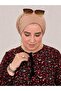 تونيك نسائي كبير الحجم بنمط مقرمش ورباط - 3