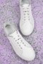 Women's Genuine Leather Stone Embellished Comfortable Anatomical Sole Shoes - 2