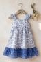Omzu Ruffled Detailed Summer Dress for Girls Blue 6/10 Y - 2