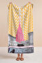 New York City Themed Modern Beach Towel - Urban Retro Pink Yellow Quick-Dry Microfiber Towel - 6