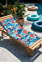 Japanese Fish Wave Themed Beach Towel - Marine Mediterranean Style Red Blue Quick-Drying Towel Cover