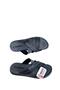 Dark Blue Cross-Strap Soft Men's Daily Pool Beach Orthopedic Slippers - 2