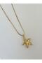 Special Design Big Starfish Xp Gold Color Necklace - 2