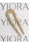 Bone Luxury Acetate French Handmade U Model Bun Hairpin 13-14 cm