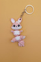 Fancy Tail Series Cute Rabbit Figured Movable Keychain (9cm) - Bag Ornament Charm
