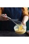 Beni 3-Piece Stainless Steel Whisk Set – Balloon Whisk, Ball Whisk & Rotary Egg Beater for Baking, Cooking - 6