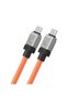 Cable Type-C to Type-C CoolPlay Series Fast Charging, 100W, 1m, Orange - 13