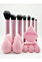 17Pcs Professional Makeup Brush & Sponge Set, Makeup Brush and Makeup Sponge Set, Powder Puff Makeup Brush Set, Makeup Brush Set - 8