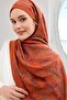 Urban Hours Shawl Pattern Orange Mayda Shawl - 3