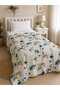 Modern Patterned 100% Cotton Single Cotton Pique - 165X240Cm - Pillowcase Included as a Gift - 2