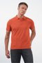 Red Polo Collar Pique Short Sleeve Slim Fit Cotton T-Shirt 1011260170 - 4