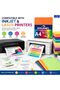 A4 Multicolor Paper 100 Sheets, 80 GSM Double-Sided Colored Paper for Printing, Arts & Crafts, 10 Assorted Colours - 3