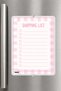 Shopping List - A5 - Magnetic - Pvc - Refrigerator Note Holder & Desktop - Summer Erase - Planner