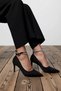Women's Thin Heeled Pointed Toe Stiletto Shoes with Ankle Strap, Daily Comfortable, Modern and Stylish