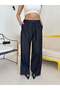 Navy Blue Palazzo Denim Pants - 7