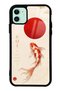iPhone 11 Minimal Koi Grace Design Glossy Phone Case