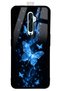 Oppo Reno 2Z Blue Galaxy Butterfly Design Glossy Phone Case