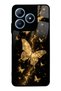 Realme C63 Yellow Galaxy Butterfly Design Glossy Phone Case