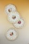 Markis Gold Gilded 4 Piece Porcelain Cake Plate - 2
