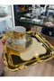 Gold Stone 6-Piece Lux Cocktail Napkins - 2
