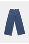 Loose Fit Women's Mid Indigo Denim Jean Pants - 5
