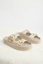Women's Beige Skin Comfortable Fit Rope Detailed Slippers - 3