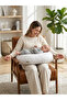 Breastfeeding Pillow, 100% Cotton Washable Zippered Breastfeeding and Support Cushion, Yıldız Hamile Destek - 2