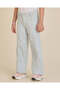 Girls Blue Wide Leg Jeans