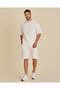 Men Ivory Plain Shorts - 2
