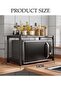 Kitchen Storage Rack, Multifunctional Microwave Rack, Countertop Organizer with Non-Slip Feet - 2