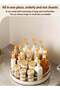 Kitchen storage rack, household seasoning rotating storage rack, stainless steel Spice Rack - 8
