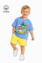 Parrot Printed Casual Short Sleeve Summer Boy's T-Shirt