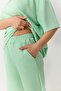 Women's Stone Detailed Oversize Tracksuit Set Green - 4