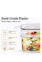 Airtight Food Storage Containers with Lids for Kitchen Organization - Plastic Kitchen Storage Containers for Pantry Organization and Storage - Cereal, Rice, Pasta Flour and Sugar 14pcs Pack - 8