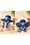 Women's Straw Hat – Summer Seashell Beach Hat, Sunscreen Vacation and Scarf and Rose Detailed Hat Bohemian Accessory - 3