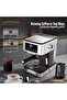 Digital Coffee Machine with Milk Frother & 20 Bar Pressure, Pre-Brew Espresso Maker - 5