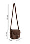 Women's Brown Long Strap Straw Crossbody Bag 26Sbd292514 - 2