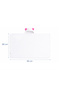 Children's Hooded Microfiber Poncho Towel (1-3 Years) 400 Gsm Eared Bath Towel White Pink - 8