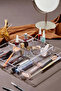 5 Piece Adjustable Drawer Organizer Makeup and Jewelry Organizer Transparent - 2